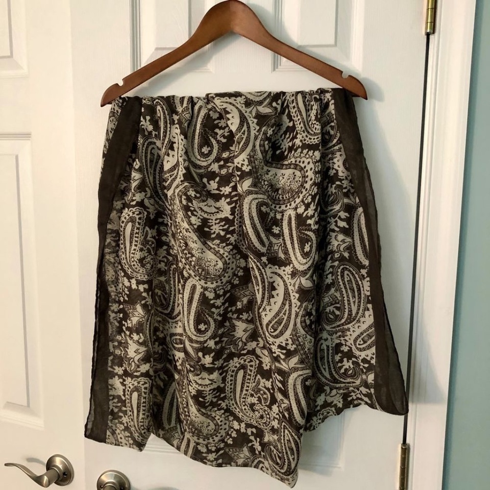 Vintage Paisley Scarf Wrap